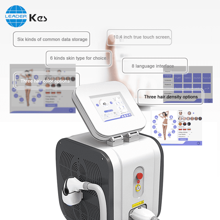 808nm hair removal Epilzione Machine diode laser KES factory