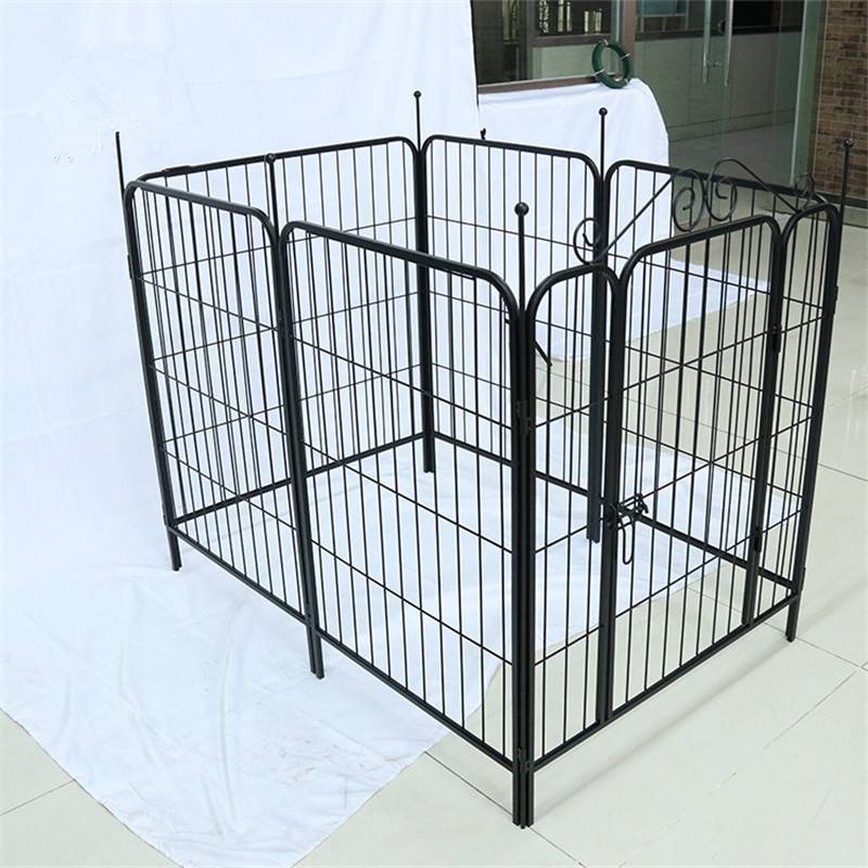 DIY Exercise Metal playpen 16 pcs Pet Dog Cat Barrier Fence Featured Image
