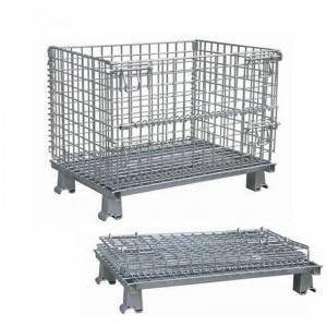 Euro Style Welded Foldable Wire Mesh Container for Recycle Industry