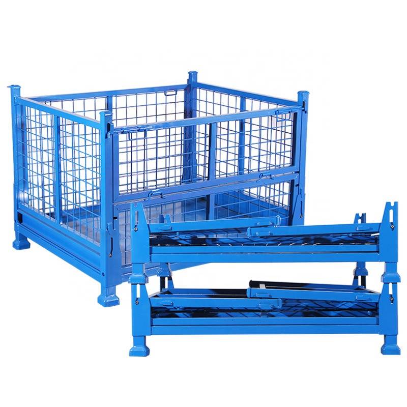 Heavy Duty Warehouse Spare Parts Stackable Steel Pallet Cage Stillage Featured Image