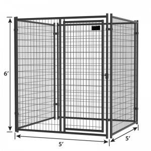 Outdoor large dog metal cage pet kennel and runs pre assembled