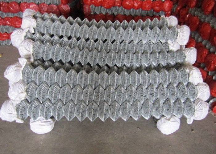 Residential Sites Standard Galvanized Chain Link Fencing 50mm/BWG 14