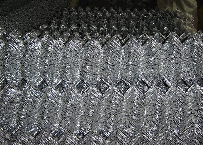Hot – Dipped Galvanized Iron Wire Chain Link Fences For Dogs 2'' / 11.5GA
