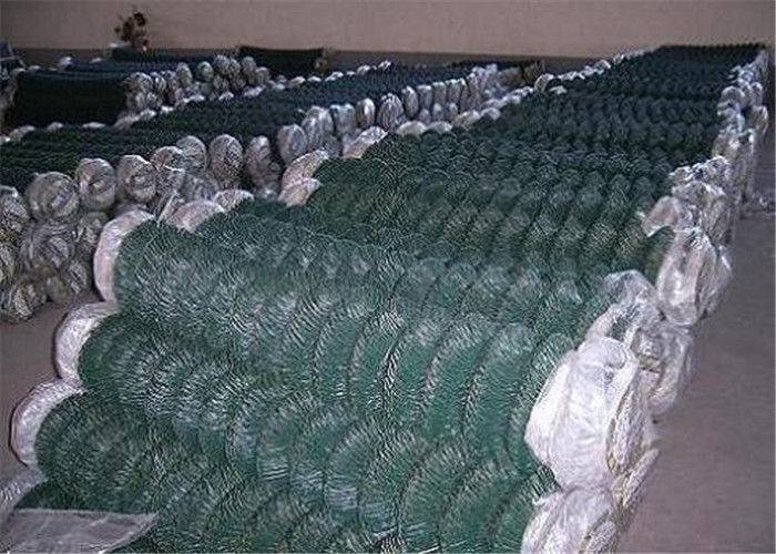 Commercial Electro – Galvanized Wire Green Chain Link Fabric With ISO
