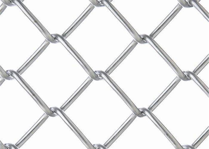 Feral Animal Security Protection Chain Link Fencing With Electro Galvanized Wire