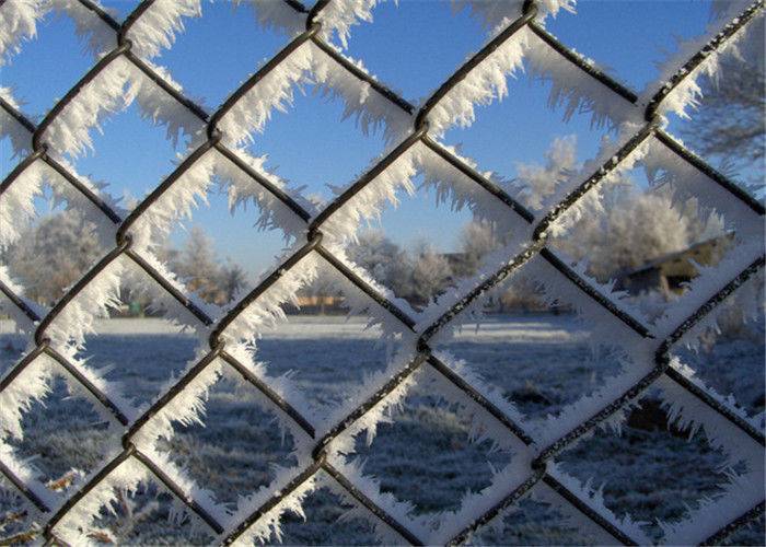 Feral Animal Security Protection Chain Link Fencing With Electro Galvanized Wire