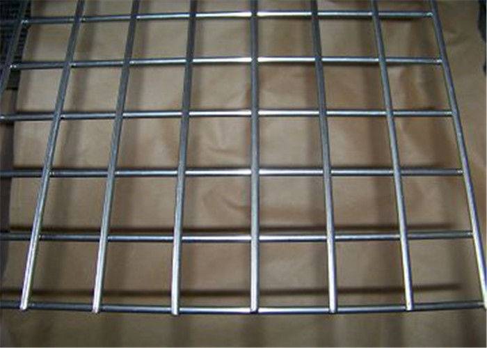 Galvanized Vinyl Coated Wire Mesh Metal Mesh Panels / Welded Wire Fabric For Concrete