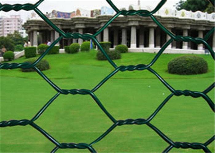 2 inch Woven PVC Coated Rabbit Wire Netting With Low Carbon Steel 3/4” Galvanized