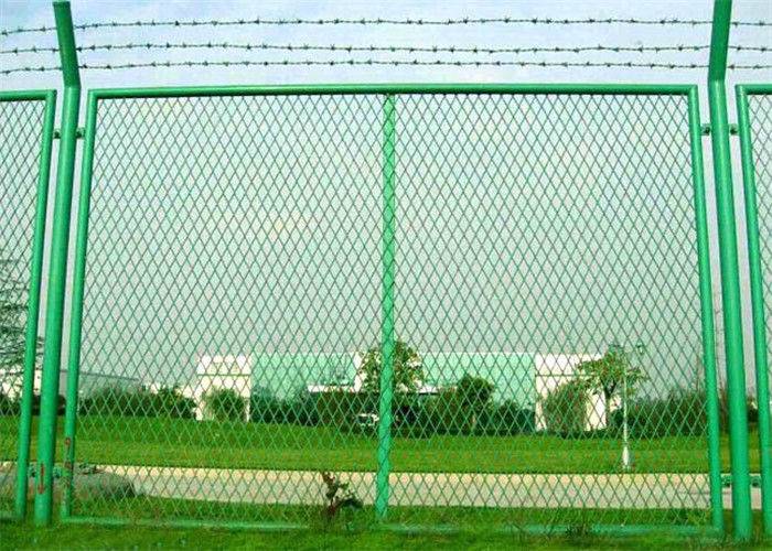 Security Partitions Low Carbon Steel Expanded Sheet Metal Mesh Multi Purpose