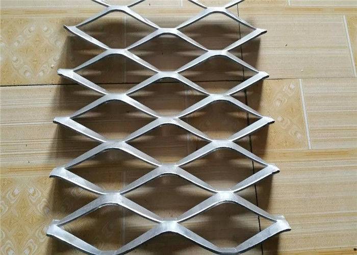 Stainless Steel Expanded Metal Mesh For Car Grille , Expanded Steel Mesh Sheets