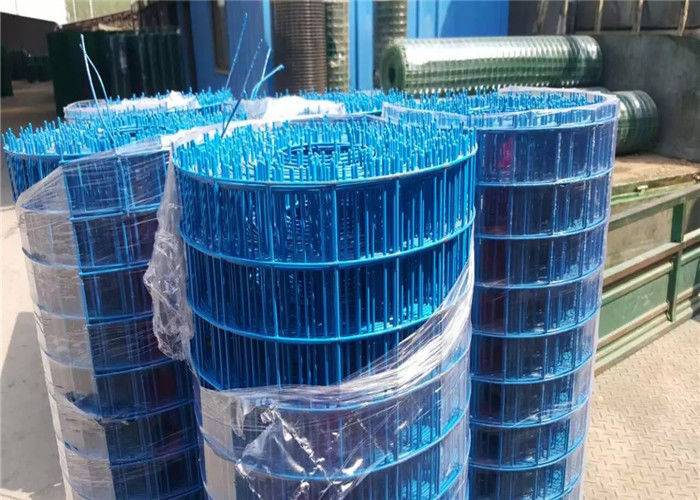 Professional Blue PVC Coated Wire Mesh 20 Gauge Rust Resistance