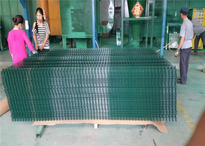 Green Weld Folded Wire Mesh Panel with High Strength 4.8 mm Wire Dia