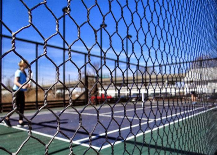 PaddleTennis Court Wire Fencing  , Galvanized After Weaving , 16 Gauge , 1 Inch