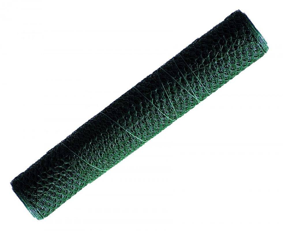 3 / 4 Inch PET Coated Roll Of Chicken Wire / Heavy Gauge Chicken Wire For Lobster