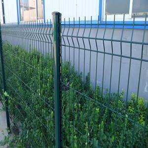 Decorative Green RAL6005 Weld Wire Mesh Fencing Electric Galvanized For Public