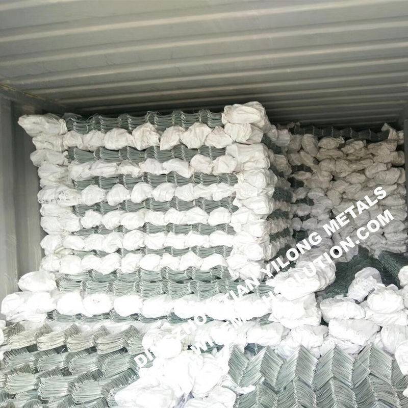 50mm Corrison Resistance Hot Dipped Galvanized Chain Link Fencing