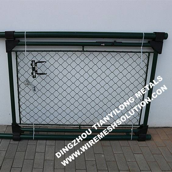 PVC Coated Wire Mesh Garden Fence Panels 1085mm For Residential