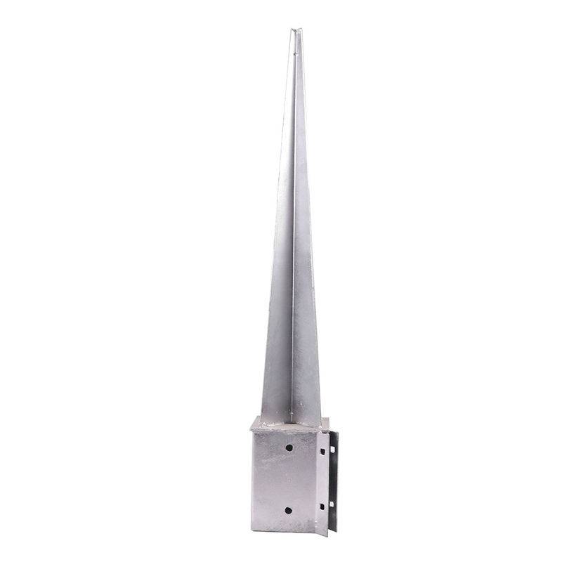 IRON CRAFT NO DIG Support Metal Ground Pole Anchor 71MM 91MM 750MM