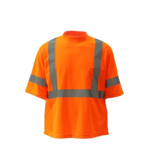 100% polyester safetywear T-shirts