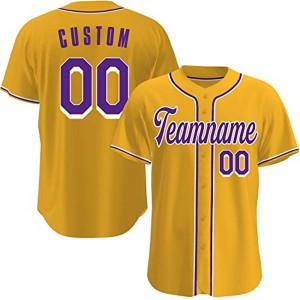Custom team name sublimated baseball jerseys