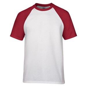 Custom Logo 100% Cotton Raglan T shirt