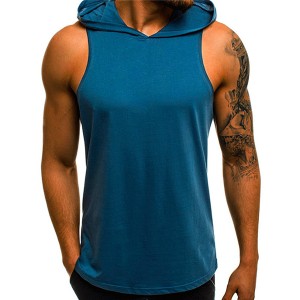 Coolguy gym tank top with hoodie