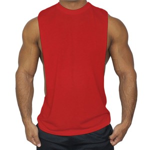 Solid Color Shirt Sleeveless Gym Tank Tops
