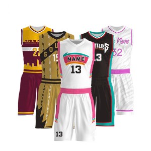 Customized basketball clothes and suit