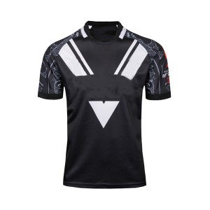 Mens sublimation personalized rugby jersey