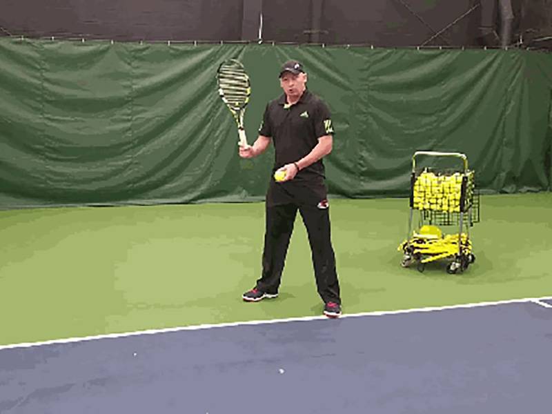 Practice alone! How can a person practice tennis without a partner or tennis serving machine?