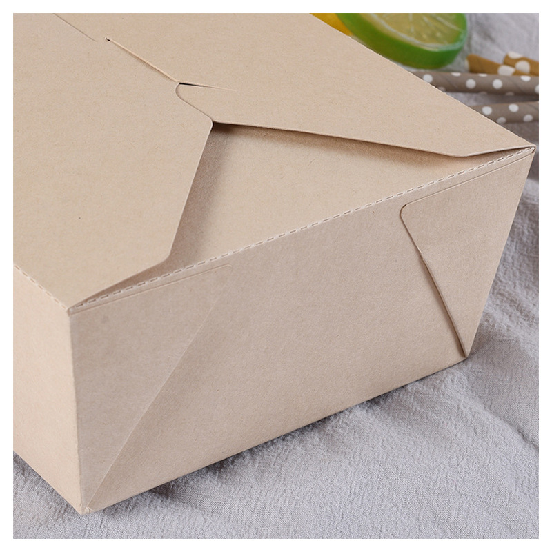 disposable kraft paper salad box,salad dressing takeaway food container,paper box for sushi
