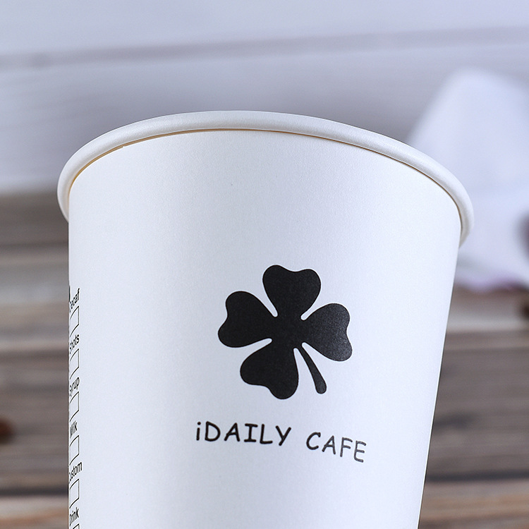 Custom logo double layer paper cup