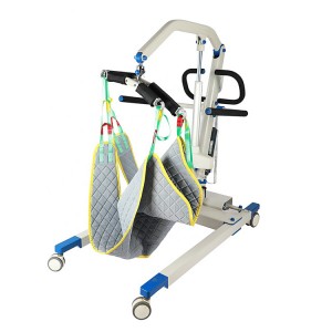 Foldable portable Patient transfer Lift hoist for handicapped