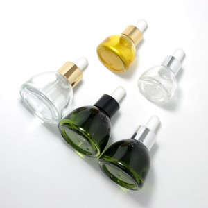 30ml dark essential oil dropper bottle cosmetic packaging
