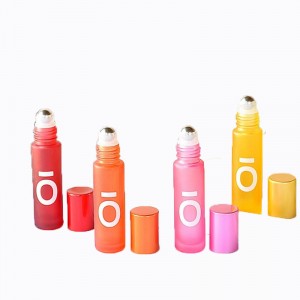 10ml thick colorful roller perfume bottle with customized logo