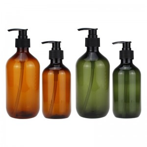 factory stock wholesale 250ml/500ml shampoo lotion glass pump bottle