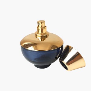 High quality 100ml perfume glass perfume bottle atomizer with pump spray cap