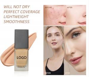 Flawless oil-free matte Liquid foundation Full coverage 20ml long lasting makeup foundation with SPF15