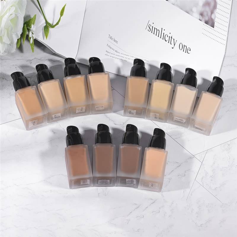 Flawless oil-free matte Liquid foundation Full coverage 20ml long lasting makeup foundation with SPF15 Featured Image