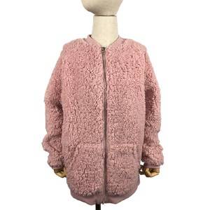 Embroidered lamb feather coat