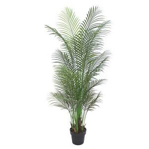 Hot sale Plastic palm plants factory artificial palm tree for indoor decoration