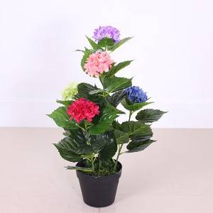 Home decoration mini artificial flower bonsai many colors