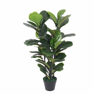 Factory supply OEM quality striking make artificial fiddle fig plant