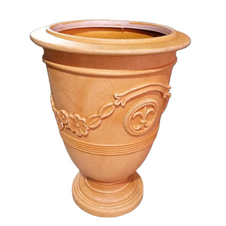 Column Flowerpot Outdoor Rotomolded Indoor Garden Flower Pot Durable Light Weight Rotomolding Flowerpot
