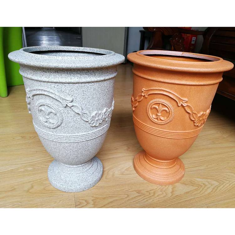 Superior Quality Cheap Plastic Bonsai Pot Flower Stone Planter Rotomolding Flowerpot