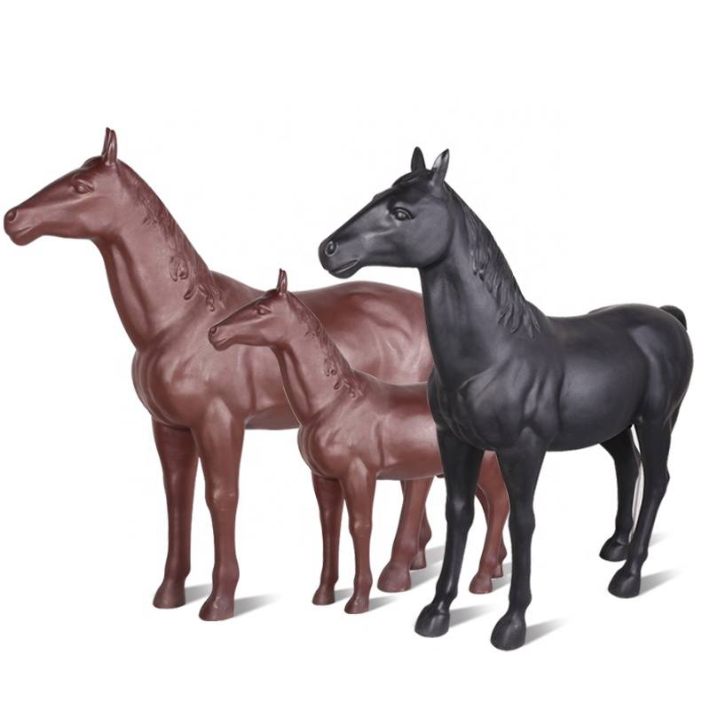 Plastic art ware horse Rotomodling for office