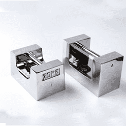 Investment casting rectangular weights OIML F2 Rectangular shape, polished stainless steel