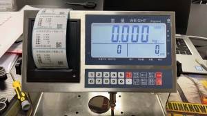 Weighing indicator for bench scale