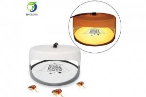 Natural and Pet-Friendly Dome Flea Trap Light with Two Glue Discs