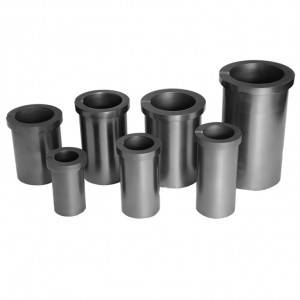One-ring high purity graphite crucible for melting precious metals
